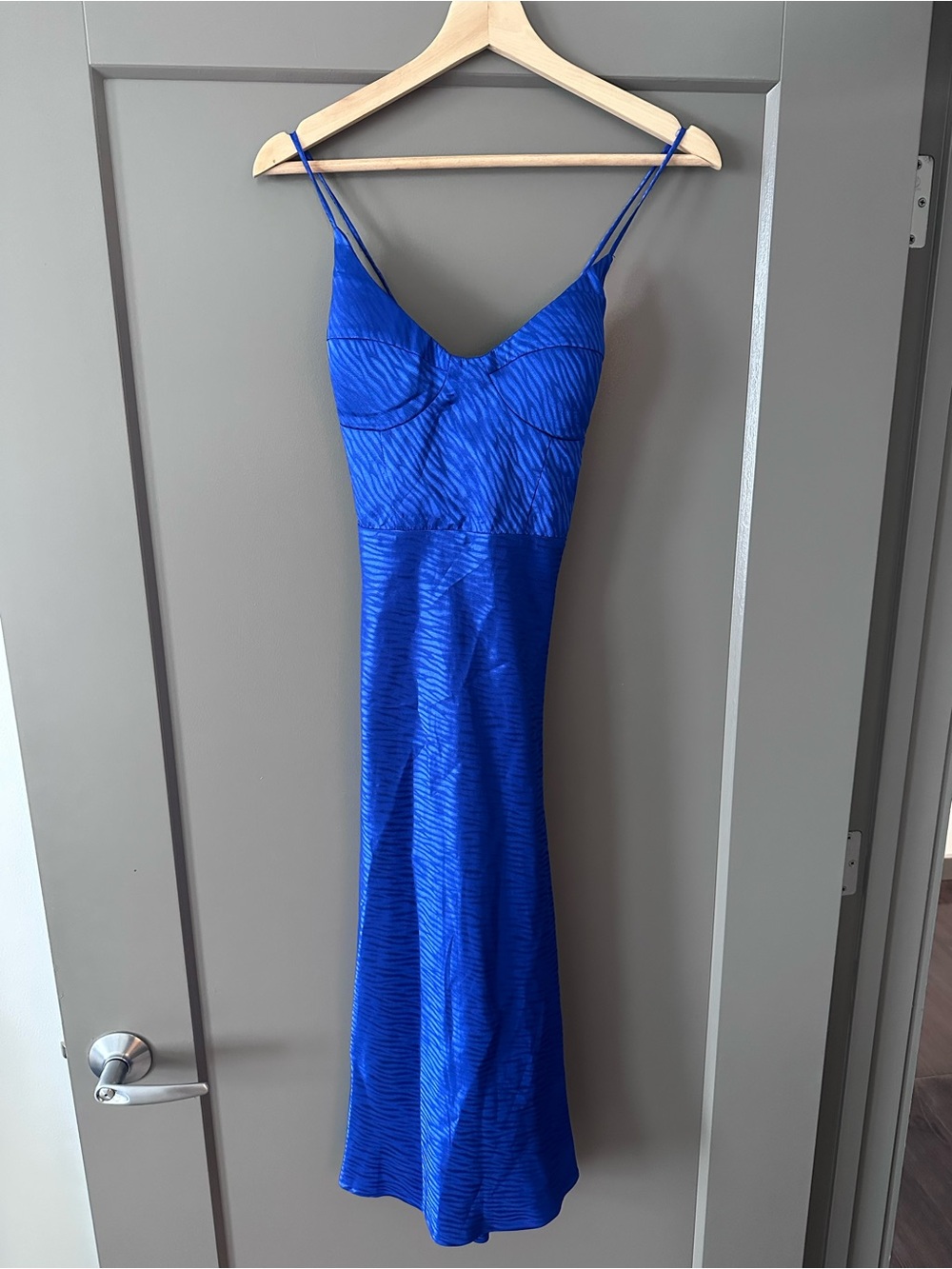 Runaway The Label Blue Midi Dress